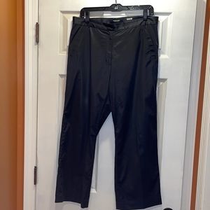 Rachel Comey Cupro blend black wide leg pants